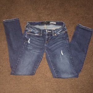 never been wore before, and  loose feeling jeans